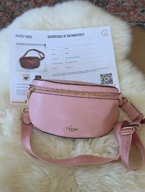 Gorgeous Coach X Selena Gomez Limited Edition Pink Leather Belt Bag 🩷🌸💛🎁